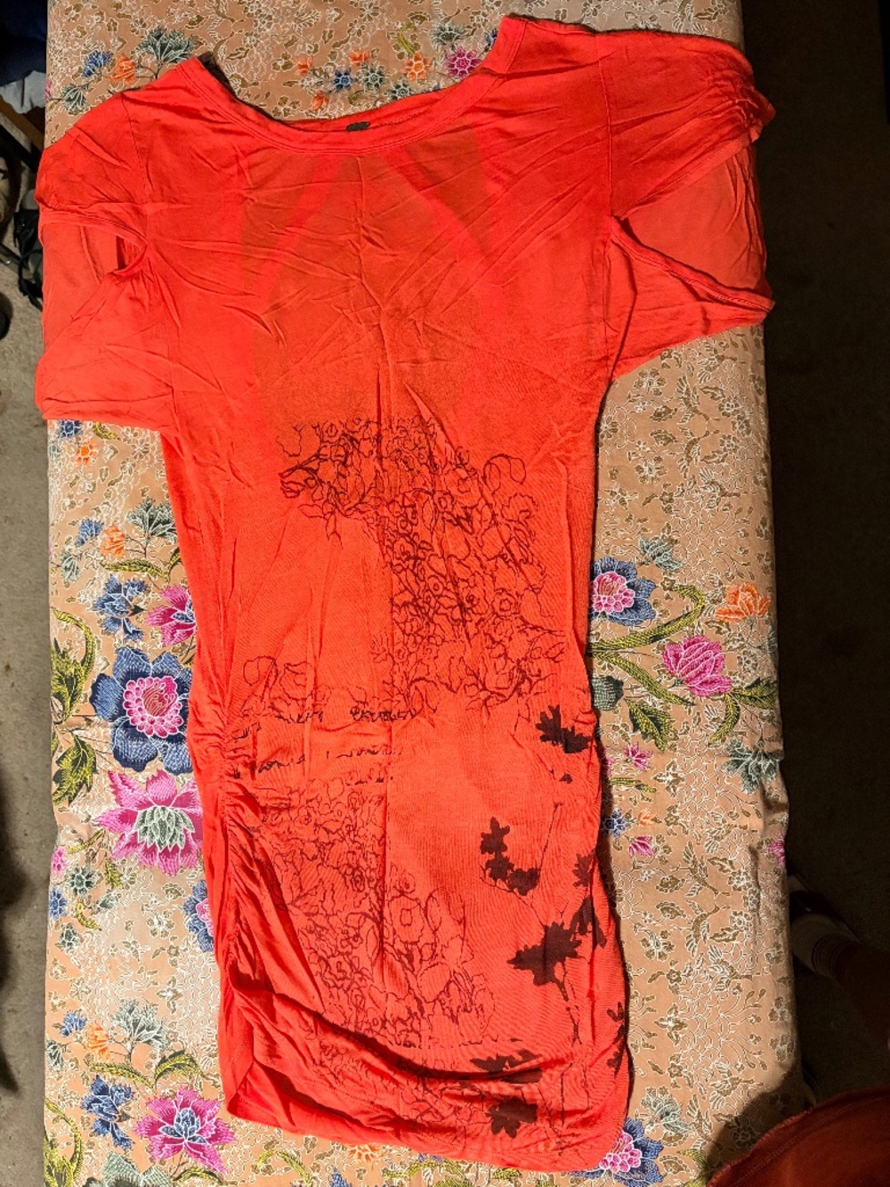 Free people backless T-shirt dress XS